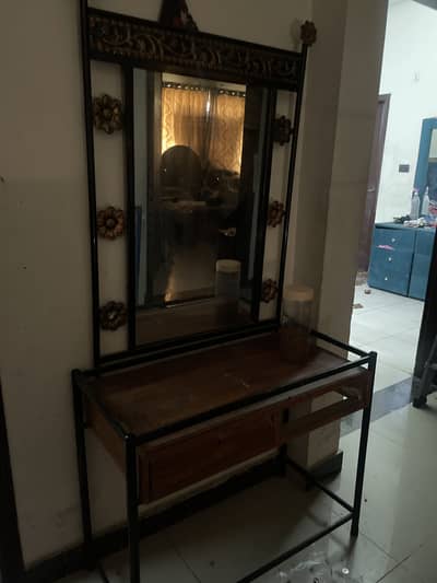 Bed, side tables, and sofa with table. All for sale in 70k