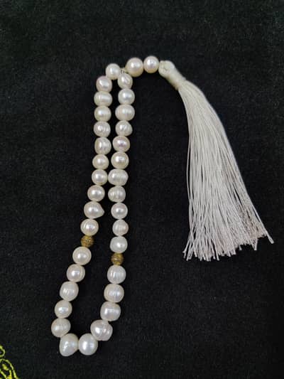 Pearl  MOTi tasbeh 33 beeds Available