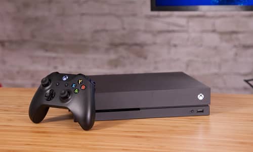 Xbox one x 1tb with games