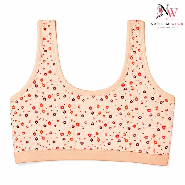 Pack of 2 Teen Girls Cotton Blouse | Black & Skin Color | Free Size | Soft Stretchable Sleeveless Innerwear | Everyday Wear | Naheem Wear Blouse For Girls