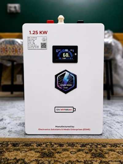 Spark Edge 12V 100Ah Lithium Battery (1.25KW)