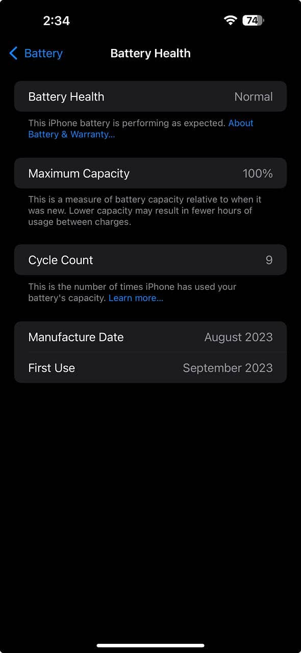 Apple iPhone 15 plus 8