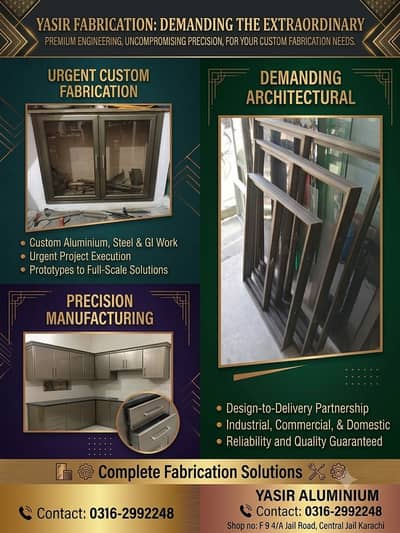 Aluminium Fabrication | Glass Work Services