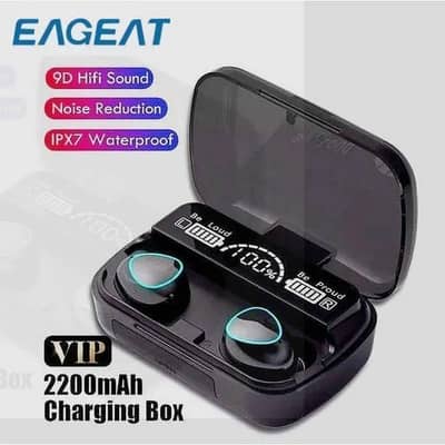 M10 wireless Earbuds with charging Case