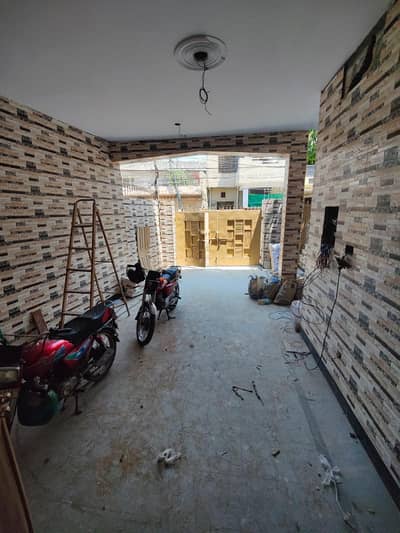 2 bedroom tv lounge drawing room dining room ground portion available for rent near ch ilyas Shadi hall Jarahi stop UBL