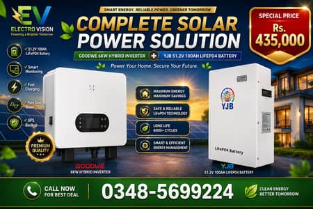 6kw goodwe inverter/YJB lithium battery/solar inverter/goodwe+YJB