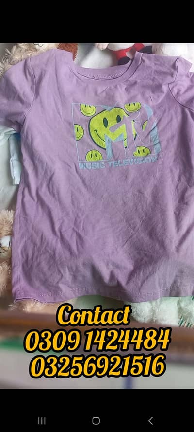 we have used t shirts and pajama for girls and boys from age 1 to 12