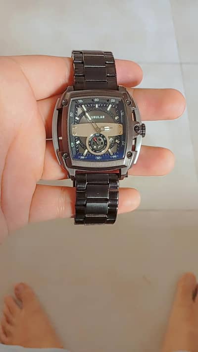 tubular orignal wrist watch metal &stainless steel,water resistant