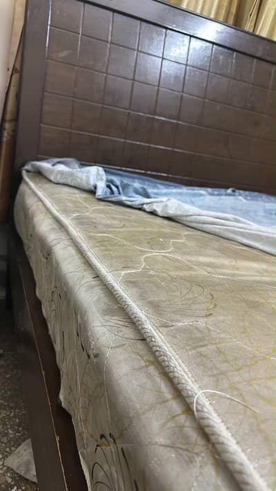 King Size bed , Computer Table, cupboard and almari