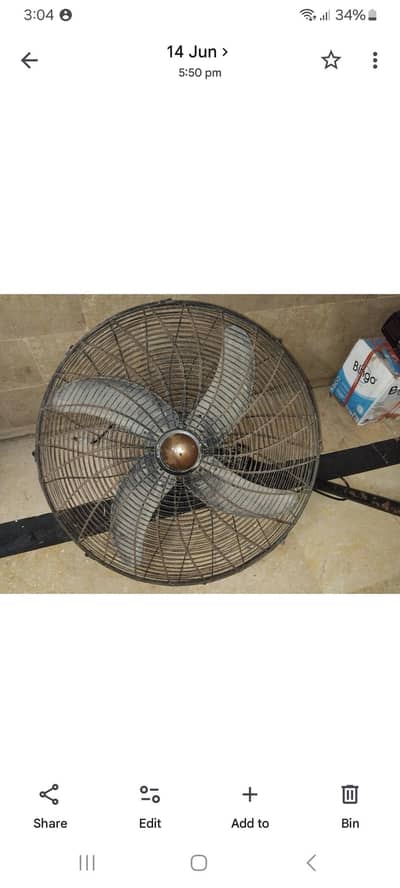bracket fan available for sale
