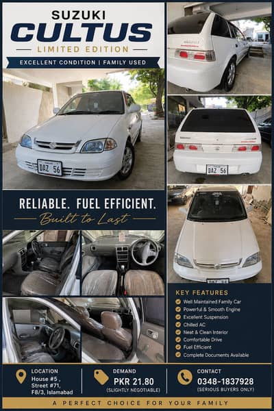 Suzuki Cultus VX 2017
