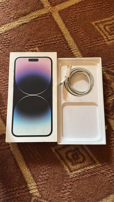 iPhone 14 Pro Max with complete box [10 by 10] 256