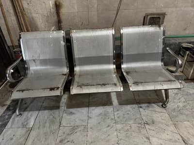 3 seater visitors chairs for hospitals