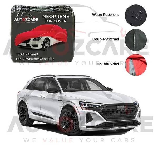 Audi Q8 E Tron Neoprene Car Top Cover - Model 2018-2026