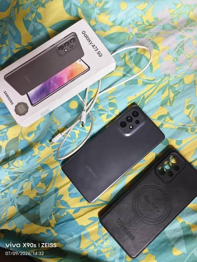 Samsung A73 5G With Box 8/256 Official PTA Approved