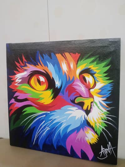 beautiful handmade canvas painting
