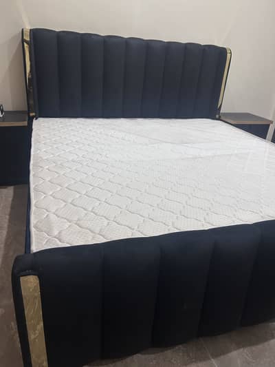 Bed Set with Side Tables