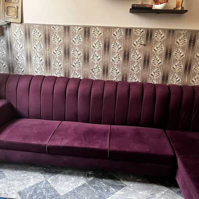 L-shaped sofa