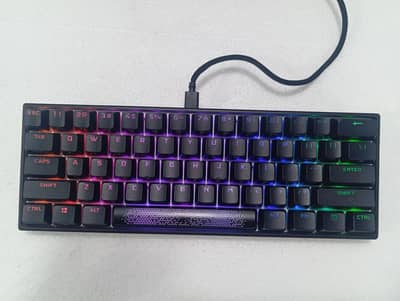 Corsair K65 RGB Mini 60% Mechanical Gaming Keyboard |Cherry MX Silver|