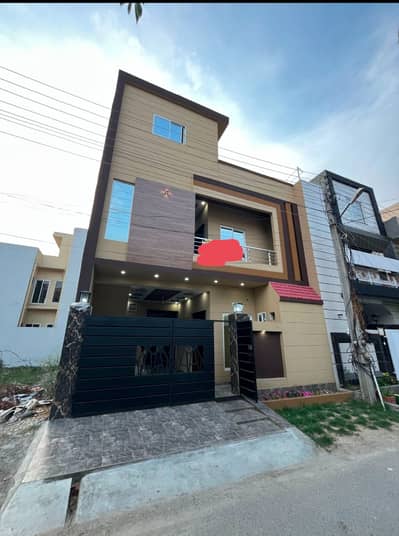 5 Marla triple Story Brand New Luxury House available For Sale In Sunfort Garden Society Prime Location Near UCP University, Abdul Sattar Eidi Road, Shaukat Khanum Hospital, Emporium Mall, Expo Centre