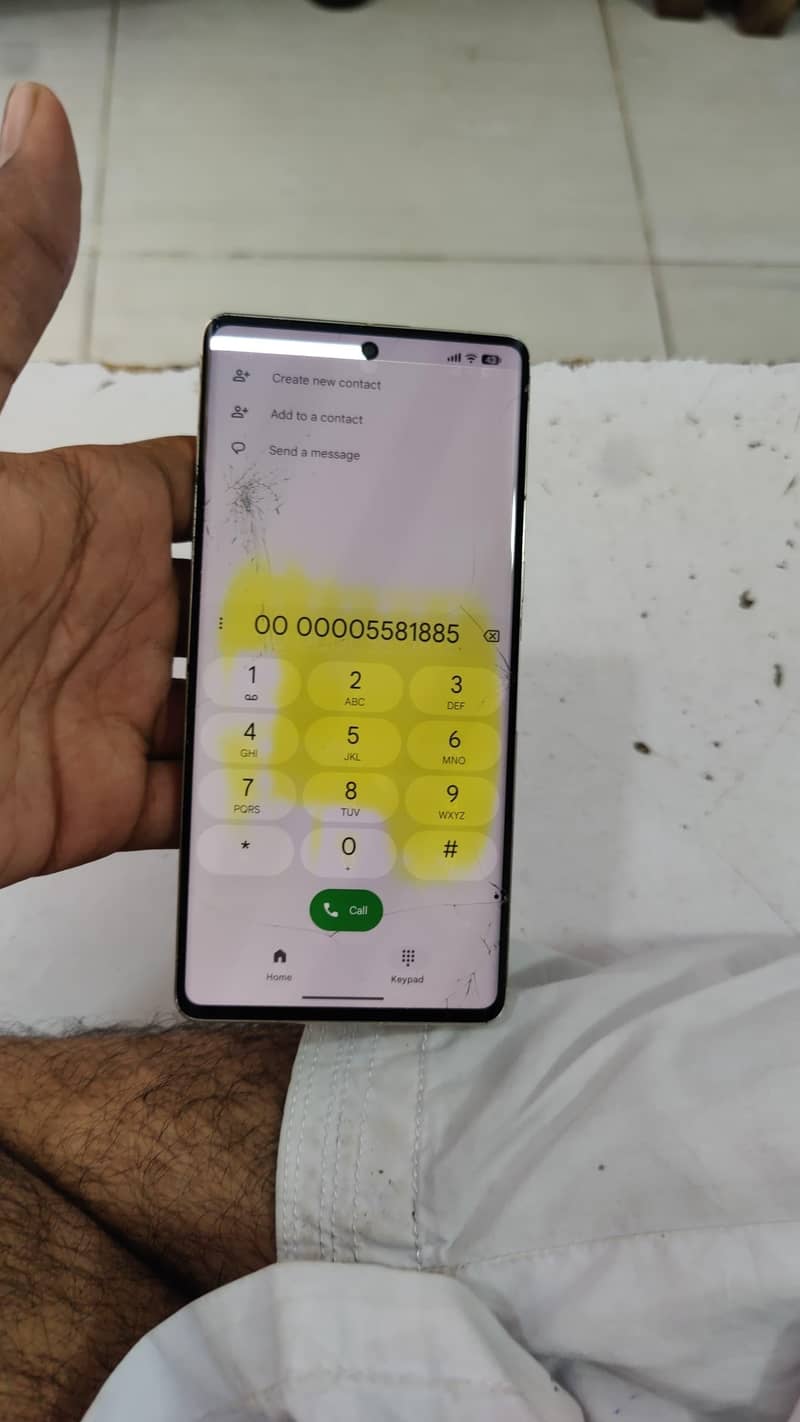 Google Pixel 7 Pro only Panel 0