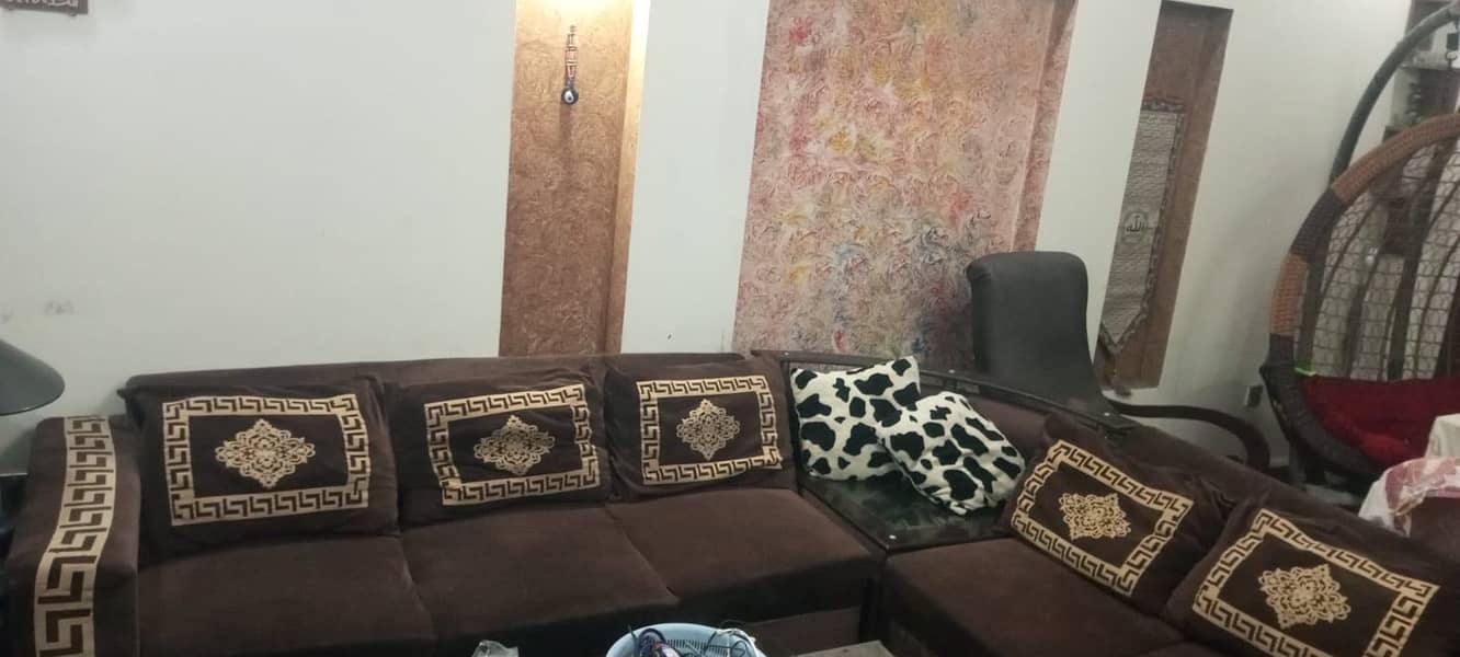 L-shape sofa set 0