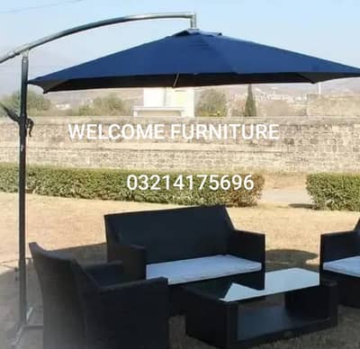 OUTDOOR GARDEN UMBRELLA IMPORTANT SAID POLE RATTAN UPVC ROPE FURNITURE