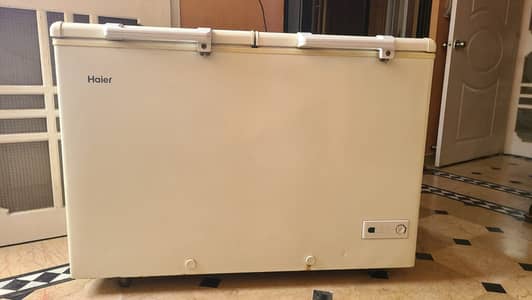 Haier Double Door 385 Liter (15 CF) | HDF-385H | White