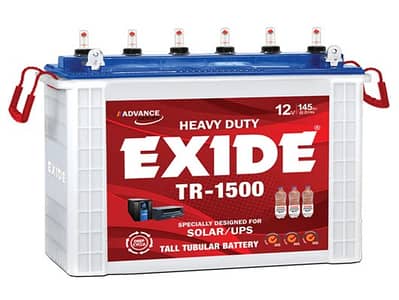 Excide Tall Tubular Solar Battery