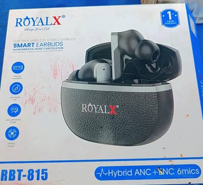 ROYALX RBT-815 WIRELESS EARBUDS l 6 months Used l excellent condition