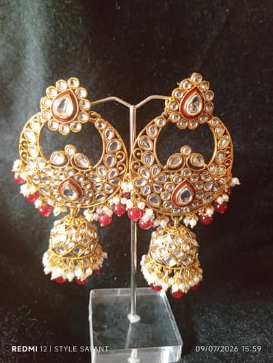 indian Kundan earrings