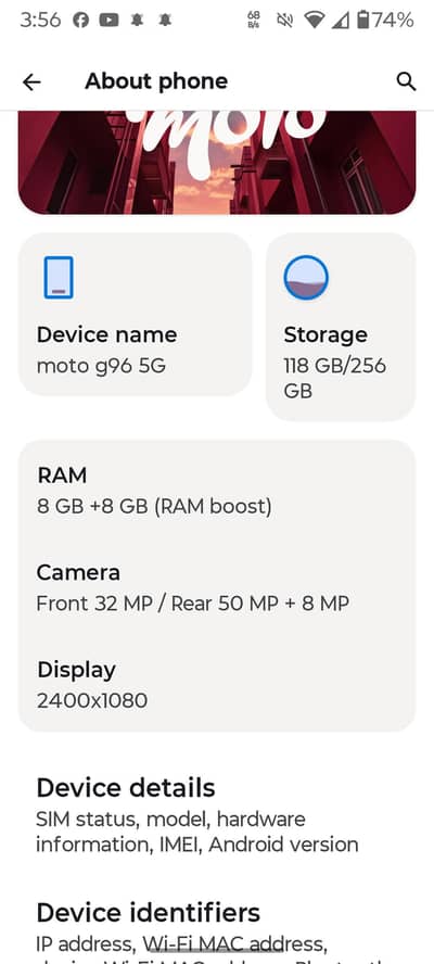 Motorola g96 5g