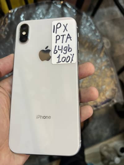 Apple iPhone X PTA Aproved Bettery health 100%
