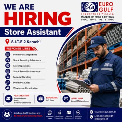 Store Assistant Required