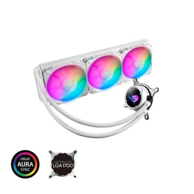 ASUS ROG STRIX LC II 360 ARGB White Edition liquid CPU cooler