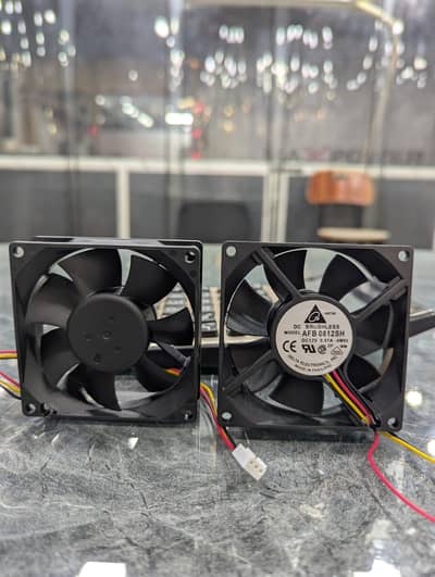 Delta 12V DC Brushless Cooling Fan 80x80mm | High Speed Cooling Fan |