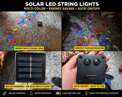 Original Solar Led String Lights New Condition