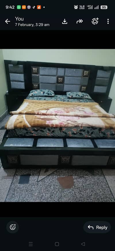 new design bed with storage Box