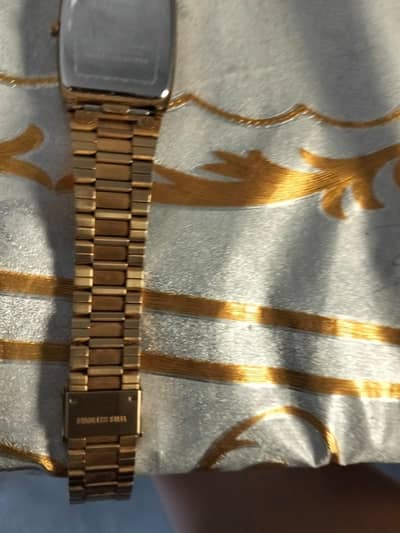 Men's watch Swiss 23k Gold plated