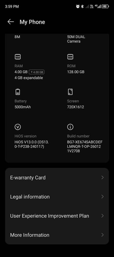 Tecno Spark 20C