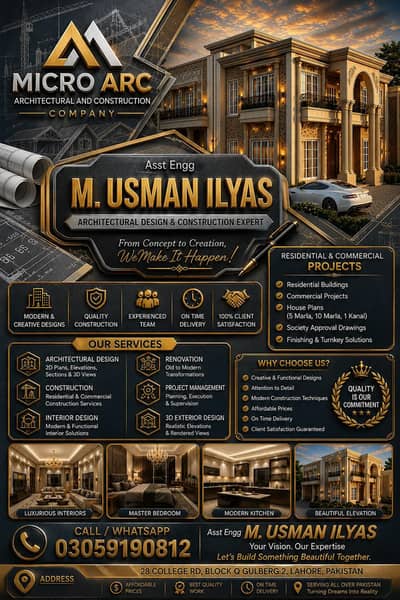 Architecture & Interior Design experts and map design services