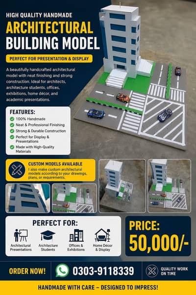 Architectural Model/Building Model/Handmade Architectural Model
