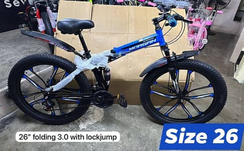 New Morgan foldable bicycle Limited Edition size 26 Imported Box Pack