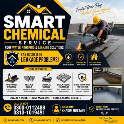 Roof Heat Proofing || Roof Waterproofing, || Bathroom, Leakage Seeage