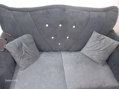 big size bed and sofa or dressing table to side tables