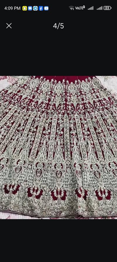 Bridal Baraat Lehenga for Sale – Like New Condition
