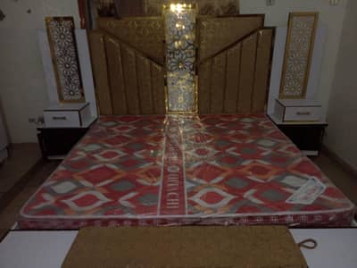 bedroom set for sale __double bed,2 side tables,dressing table ,almari