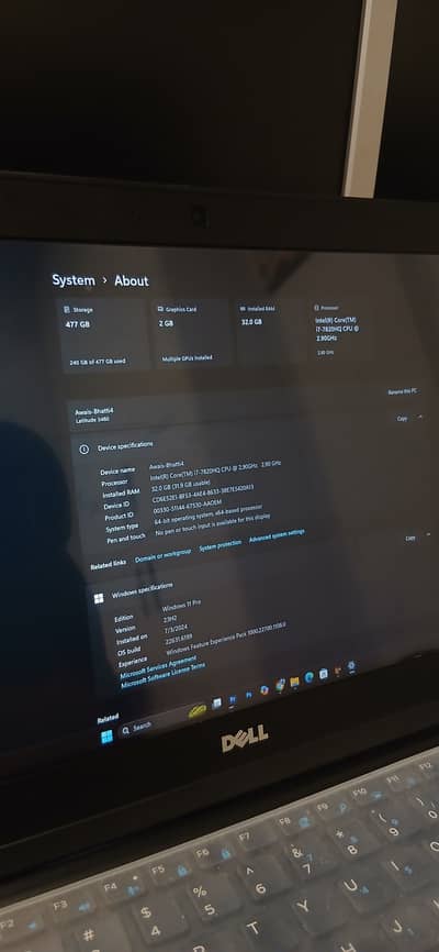 Dell i7 7th generation