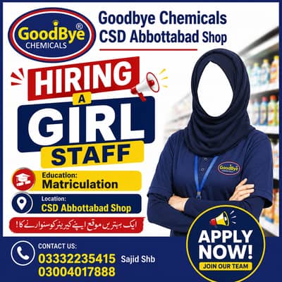 Sales Promoter Required CSD Shop Abbotabad
