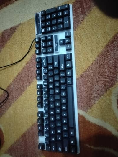 RGB keyboard new condition